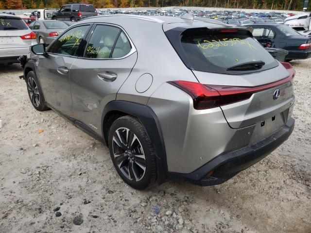 JTHP9JBH9M2040194 - 2021 LEXUS UX 250H SILVER photo 3