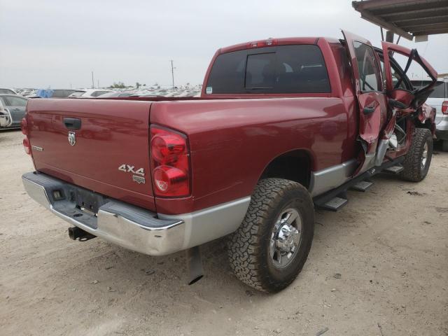 3D3MX39A67G812426 - 2007 DODGE RAM 3500 RED photo 4