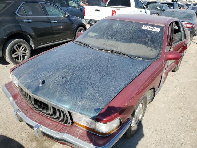 1G4BT52P1TR405285 - 1996 BUICK ROADMASTER MAROON photo 9