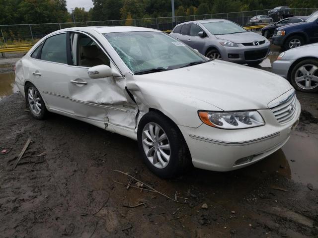 KMHFC46F58A303992 - 2008 HYUNDAI AZERA SE WHITE photo 1