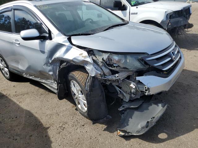 5J6RM3H75DL028728 - 2013 HONDA CR-V EXL SILVER photo 9