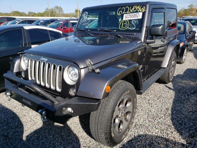 1C4AJWBGXHL729373 - 2017 JEEP WRANGLER S CHARCOAL photo 2