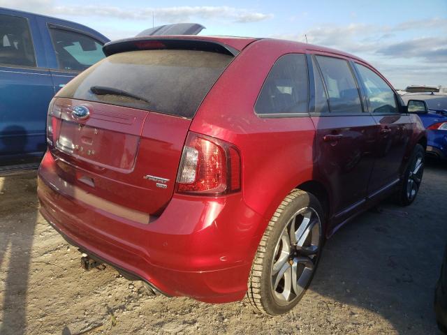 2FMDK4AK5EBB65112 - 2014 FORD EDGE SPORT BURGUNDY photo 4