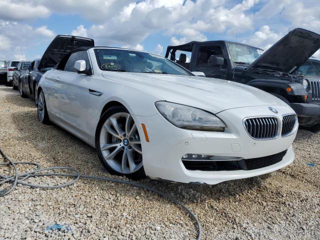 WBALW7C54EDX58772 - 2014 BMW 640 I WHITE photo 1