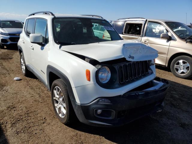 ZACCJABT1GPD92241 - 2016 JEEP RENEGADE L WHITE photo 1