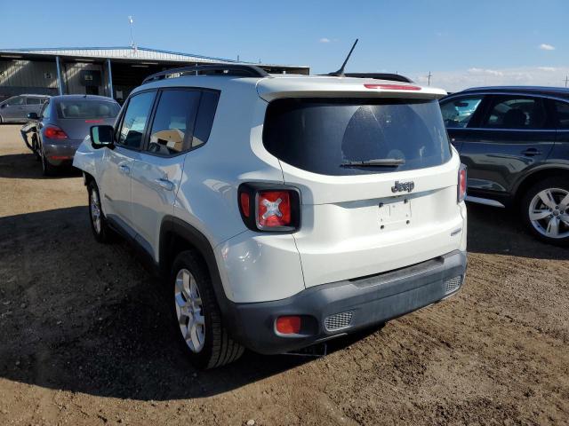 ZACCJABT1GPD92241 - 2016 JEEP RENEGADE L WHITE photo 3