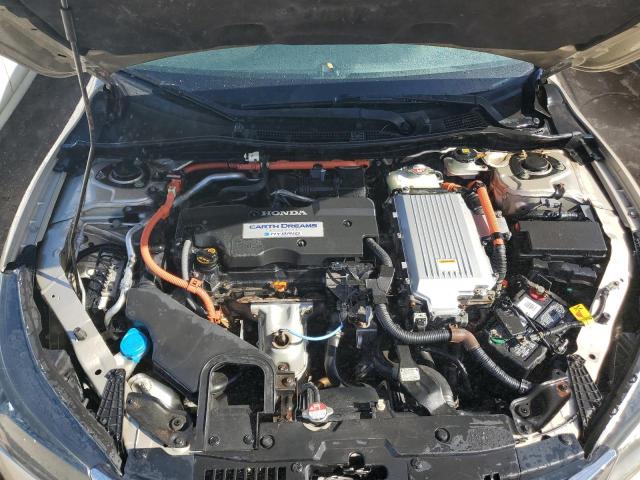 1HGCR6F58EA009217 - 2014 HONDA ACCORD HYB TAN photo 7