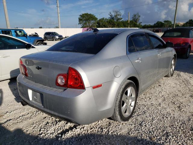 1G1ZA5E08CF366048 - 2012 CHEVROLET MALIBU LS SILVER photo 4