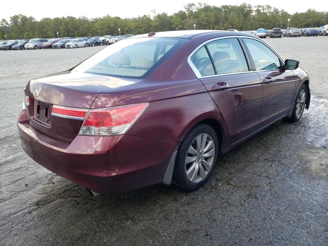 1HGCP2F88CA141058 - 2012 HONDA ACCORD EXL MAROON photo 4