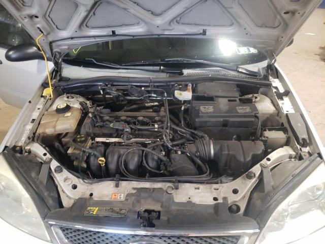 1FAFP34N27W349459 - 2007 FORD FOCUS ZX4 SILVER photo 7