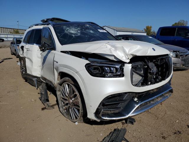 4JGFF8KE5MA277481 - 2021 MERCEDES-BENZ GLS 63 AMG WHITE photo 1