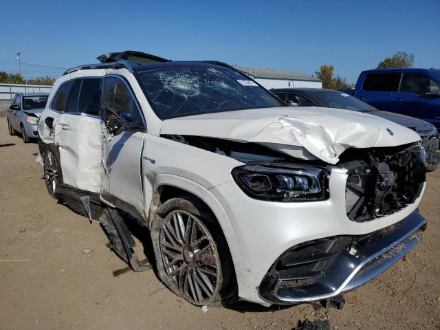 4JGFF8KE5MA277481 - 2021 MERCEDES-BENZ GLS 63 AMG WHITE photo 9