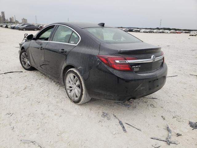 2G4GL5EX5G9117500 - 2016 BUICK REGAL BLACK photo 3