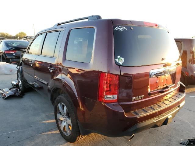 5FNYF4H90DB058208 - 2013 HONDA PILOT TOUR MAROON photo 3