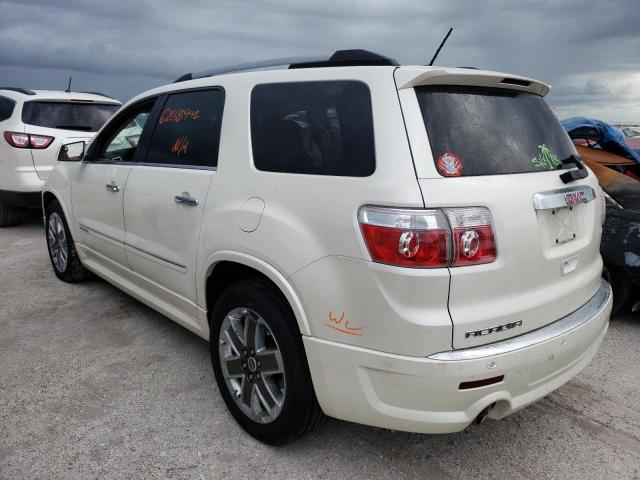 1GKKRTED6CJ347962 - 2012 GMC ACADIA DEN WHITE photo 3