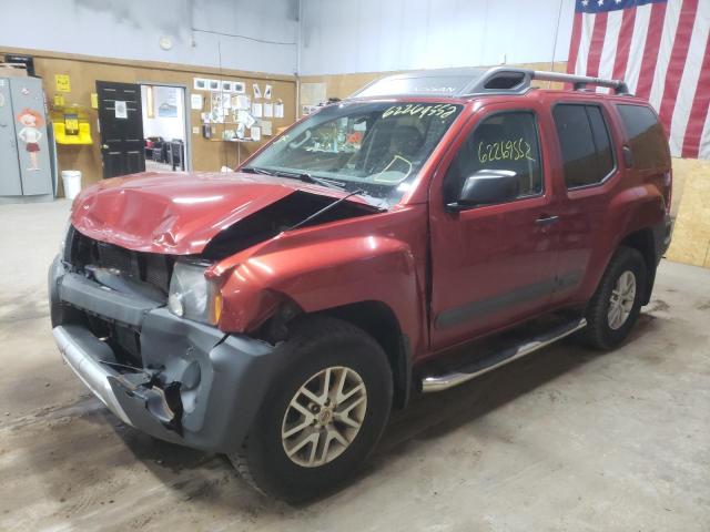 5N1AN0NW4EN800468 - 2014 NISSAN XTERRA X RED photo 2