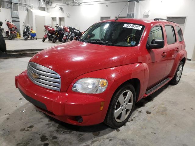 3GNCA13B29S604451 - 2009 CHEVROLET HHR LS RED photo 2