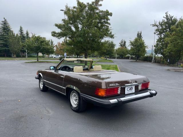 WDBBA45A4BB004881 - 1981 MERCEDES-BENZ 380 SL BROWN photo 3