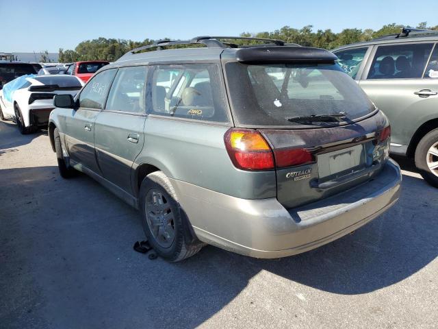 4S3BH686526600185 - 2002 SUBARU LEGACY OUT GREEN photo 3