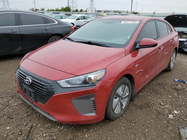 KMHC65LC9KU129067 - 2019 HYUNDAI IONIQ BLUE BURGUNDY photo 2