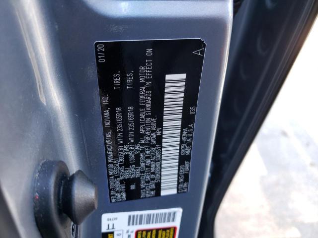 5TDHZRBH0LS009511 - 2020 TOYOTA HIGHLANDER ლურჯი ფოტო 10