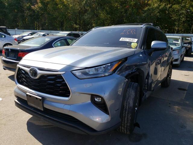 5TDHZRBH0LS009511 - 2020 TOYOTA HIGHLANDER ლურჯი ფოტო 2