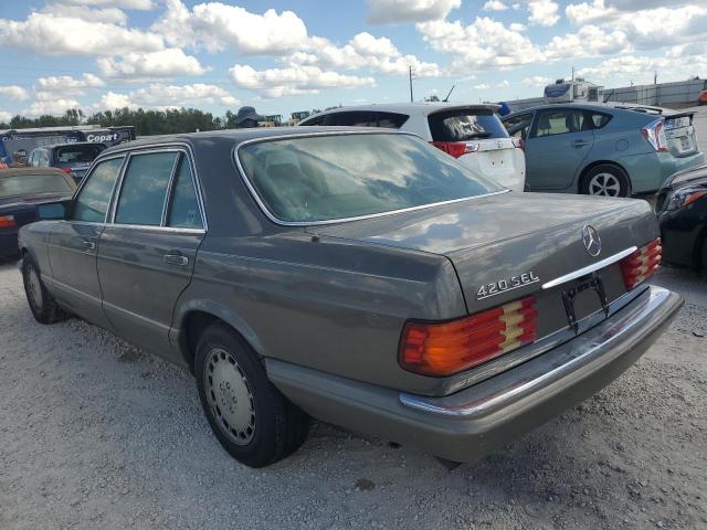 WDBCA35D7HA299109 - 1987 MERCEDES-BENZ 420 SEL BROWN photo 3