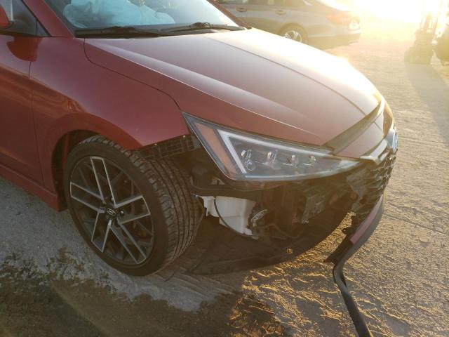 KMHD04LB9KU831557 - 2019 HYUNDAI ELANTRA SP RED photo 9