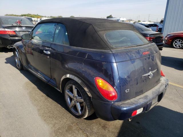 3C3AY75S35T501821 - 2005 CHRYSLER PT CRUISER BLUE photo 3