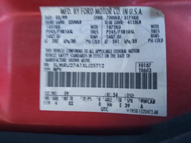 5LMRU27A1XLJ25712 - 1999 LINCOLN NAVIGATOR 红色 照片 13