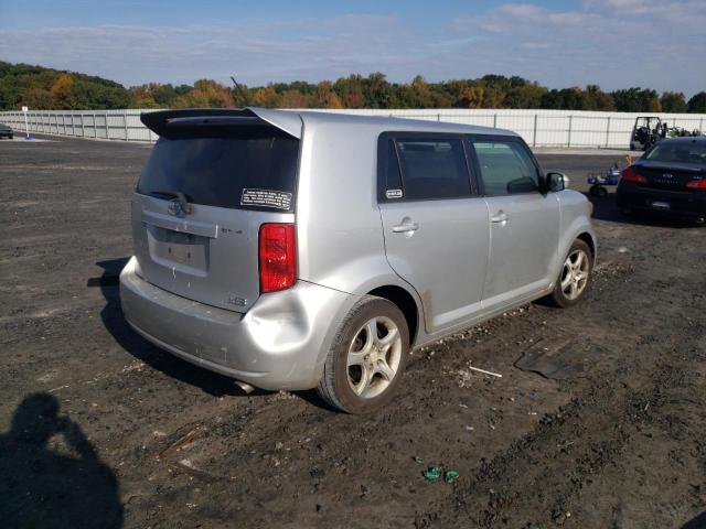 JTLKE50E781031436 - 2008 TOYOTA SCION XB ვერცხლისფერი ფოტო 4