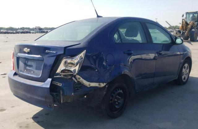 1G1JA5SHXD4217337 - 2013 CHEVROLET SONIC LS BLUE photo 4