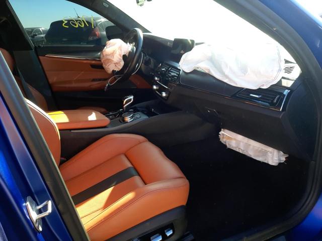 WBSJF0C06LCD15155 - 2020 BMW M5 BASE BLUE photo 5