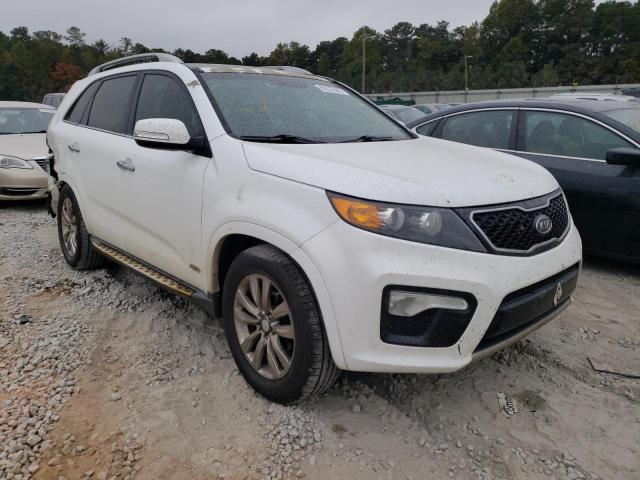 5XYKWDA28DG370854 - 2013 KIA SORENTO SX WHITE photo 1