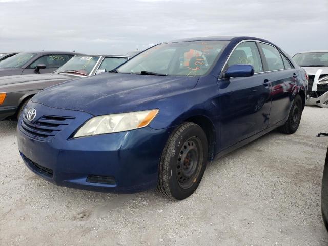 4T1BE46K47U143980 - 2007 TOYOTA CAMRY CE BLUE photo 2