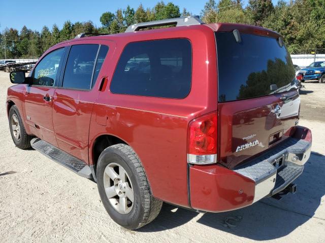 5N1AA08A86N710625 - 2006 NISSAN ARMADA SE RED photo 3