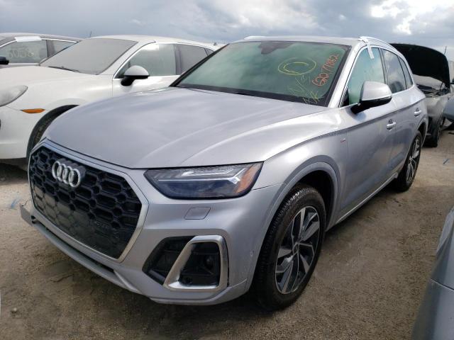 WA1FAAFYXN2042806 - 2022 AUDI Q5 PRESTIG GRAY photo 2