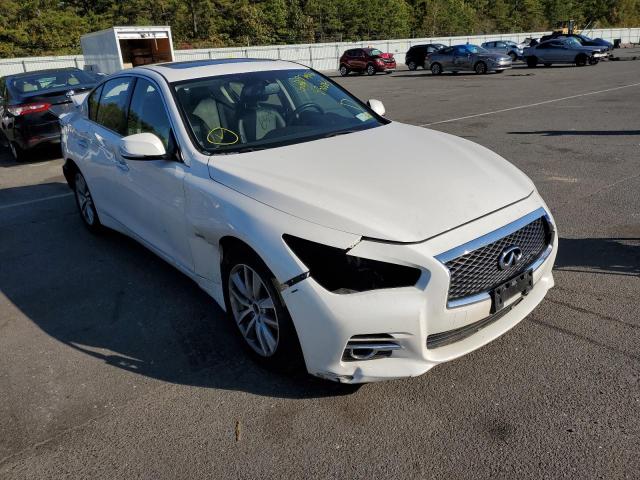 JN1EV7AR6HM830065 - 2017 INFINITI Q50 PREMIU WHITE photo 1