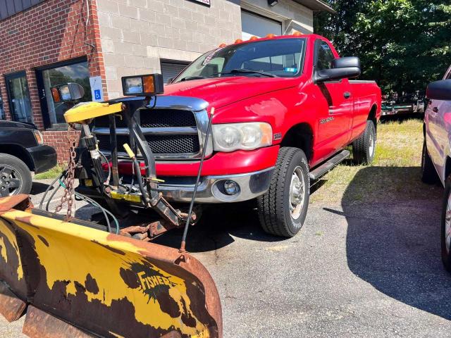 3D7KU26DX3G732323 - 2003 DODGE RAM 2500 S Կարմիր լուսանկար 2