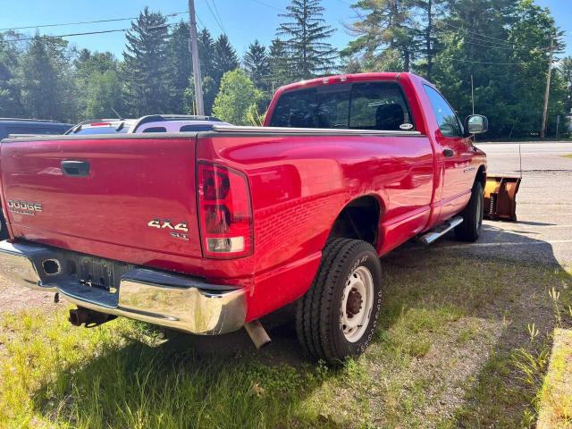 3D7KU26DX3G732323 - 2003 DODGE RAM 2500 S Կարմիր լուսանկար 4