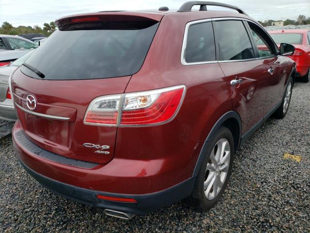 JM3TB3DA5C0359982 - 2012 MAZDA CX-9 BURGUNDY photo 4