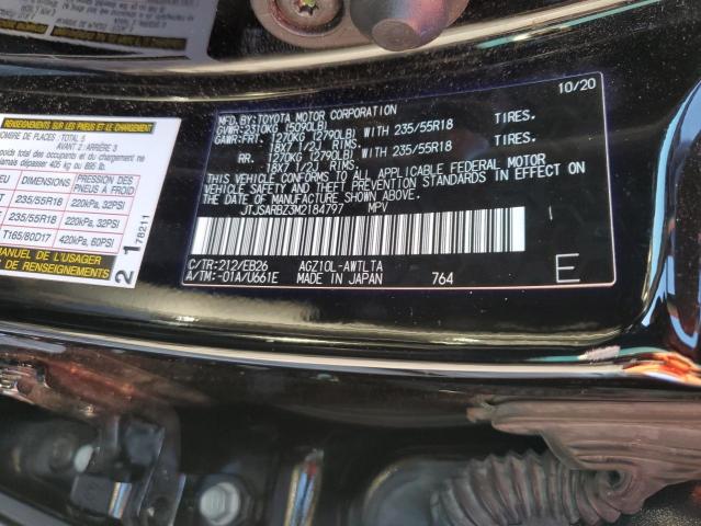 JTJSARBZ3M2184797 - 2021 LEXUS NX 300 BAS 黑色 照片 10