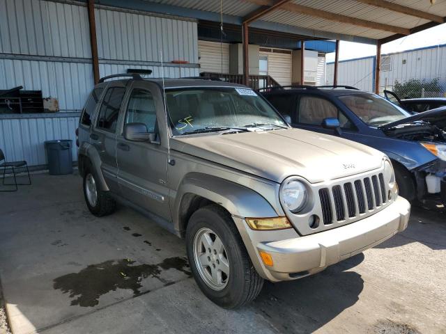 1J8GL48K46W291376 - 2006 JEEP LIBERTY SP BEIGE photo 1