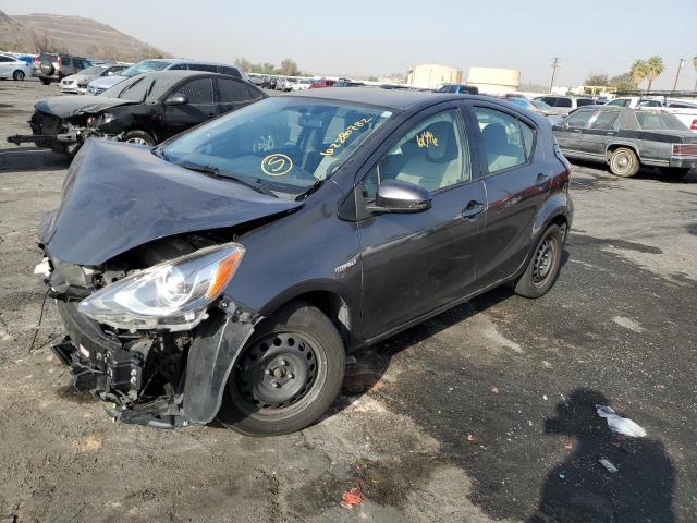 JTDKDTB32F1106913 - 2015 TOYOTA PRIUS C GRAY photo 2