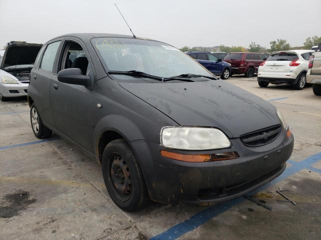 KL1TD66617B695482 - 2007 CHEVROLET AVEO BASE BLACK photo 1