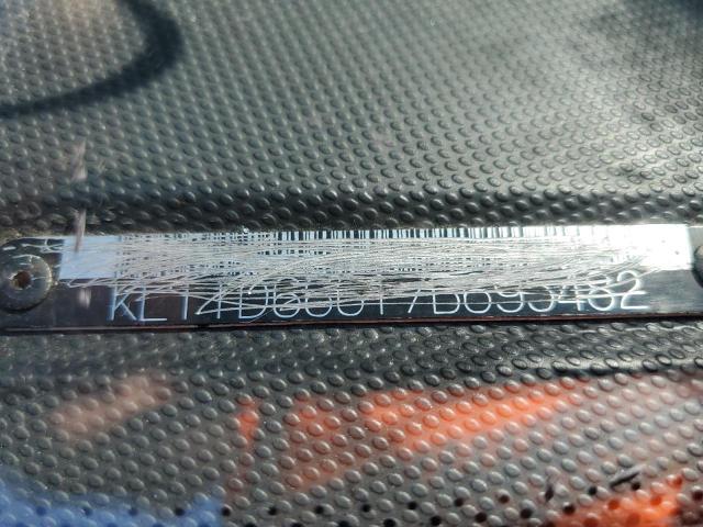 KL1TD66617B695482 - 2007 CHEVROLET AVEO BASE BLACK photo 10