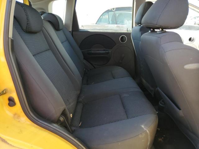 KL1TD66617B695482 - 2007 CHEVROLET AVEO BASE BLACK photo 6