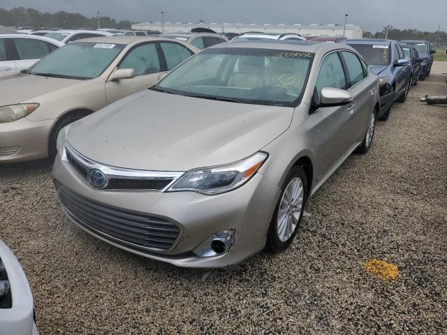 4T1BD1EB7EU027902 - 2014 TOYOTA AVALON HYB TAN photo 2