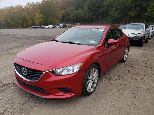 JM1GJ1V54F1216751 - 2015 MAZDA 6 RED photo 2