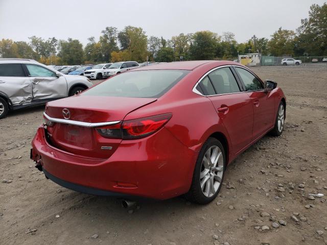 JM1GJ1V54F1216751 - 2015 MAZDA 6 RED photo 4